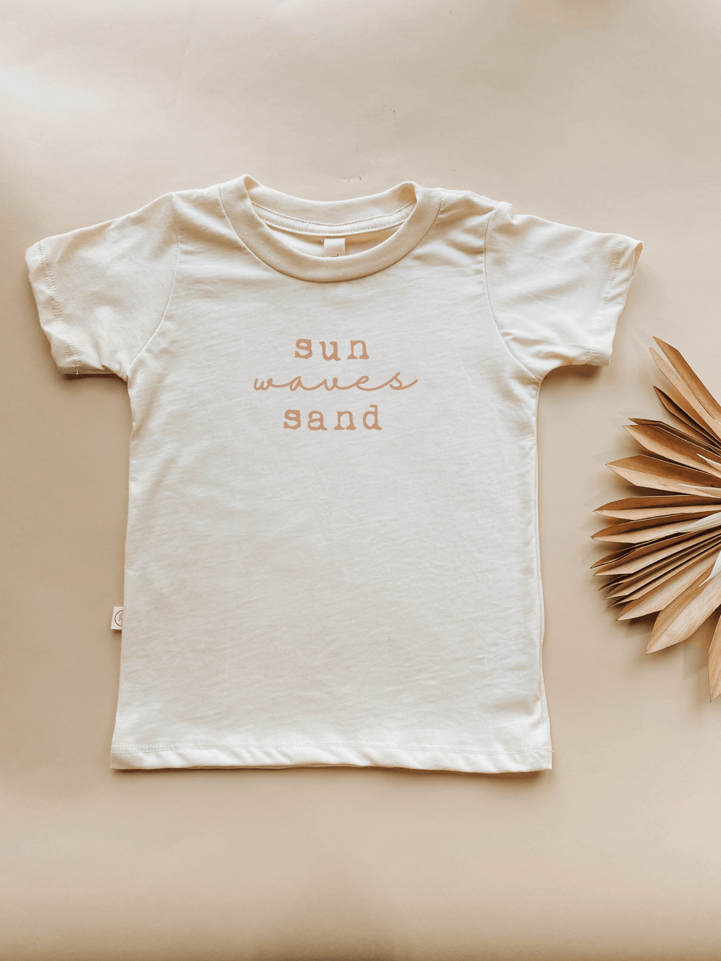 Sun Waves Sand Organic Cotton Short Sleeve Toddler T-Shirt