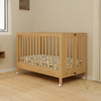 Cuna plegable portátil Maki con kit de conversión a cama para niños pequeños