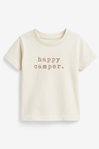 Happy Camper Organic Cotton Short Sleeve Toddler T-Shirt