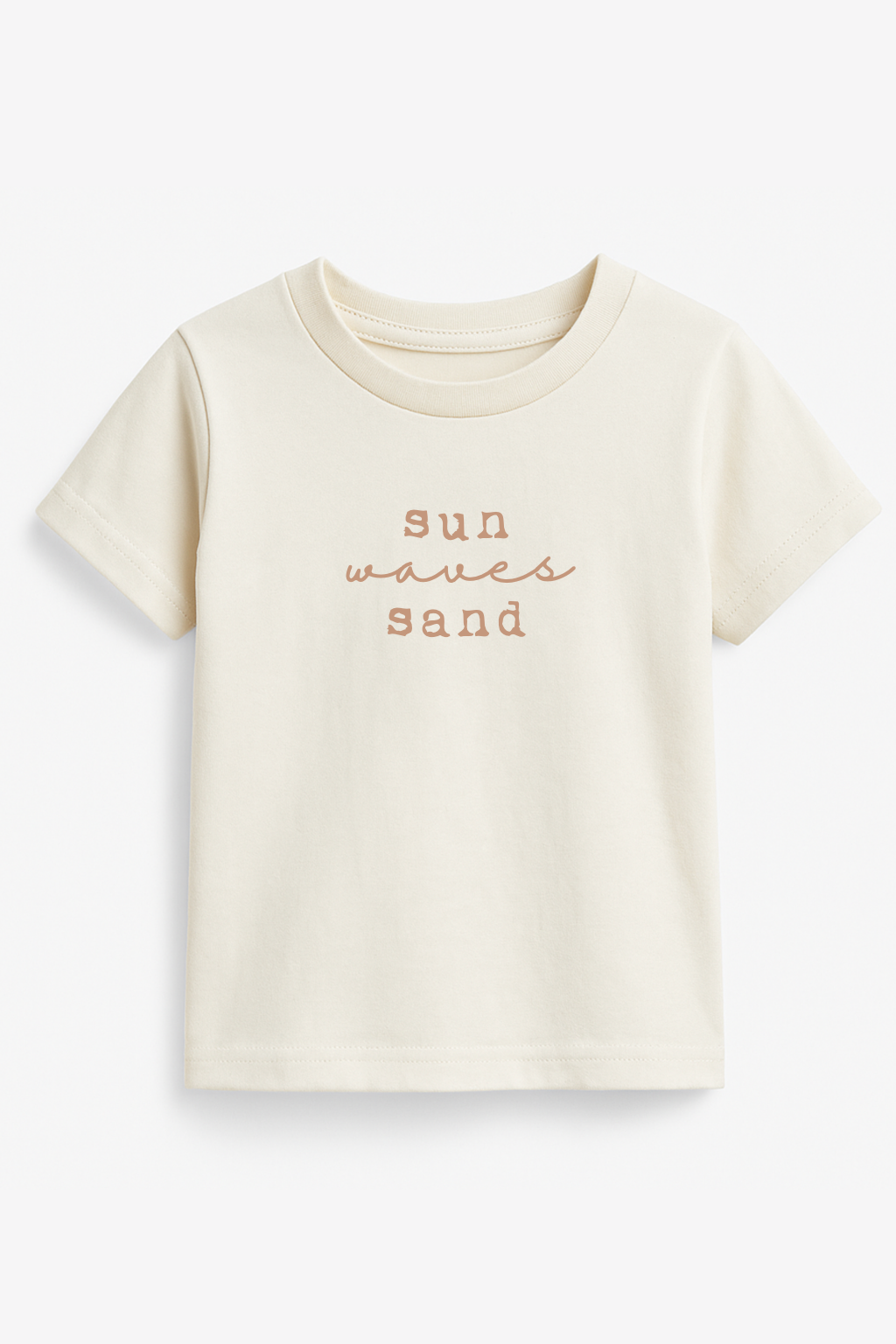 Sun Waves Sand Organic Cotton Short Sleeve Toddler T-Shirt