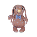Conejo de peluche con estampado tejido