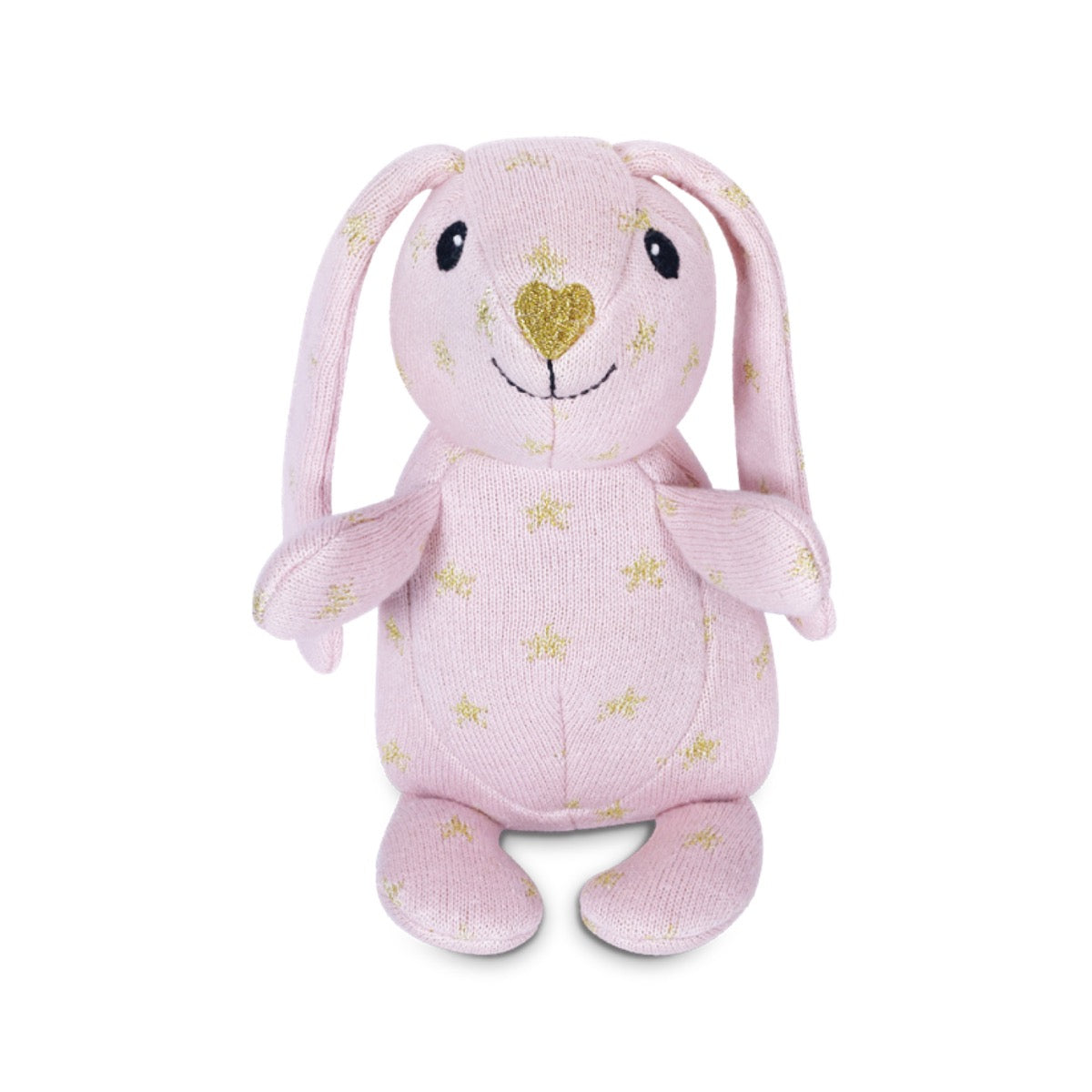 Peluche de conejito con patrón de punto