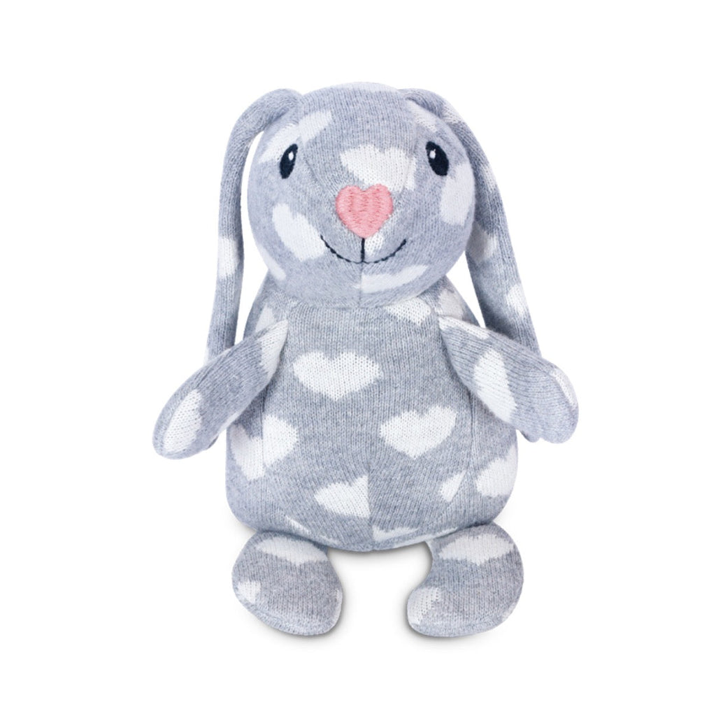 Knit Patterned Bunny Plush