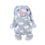 Knit Patterned Bunny Plush