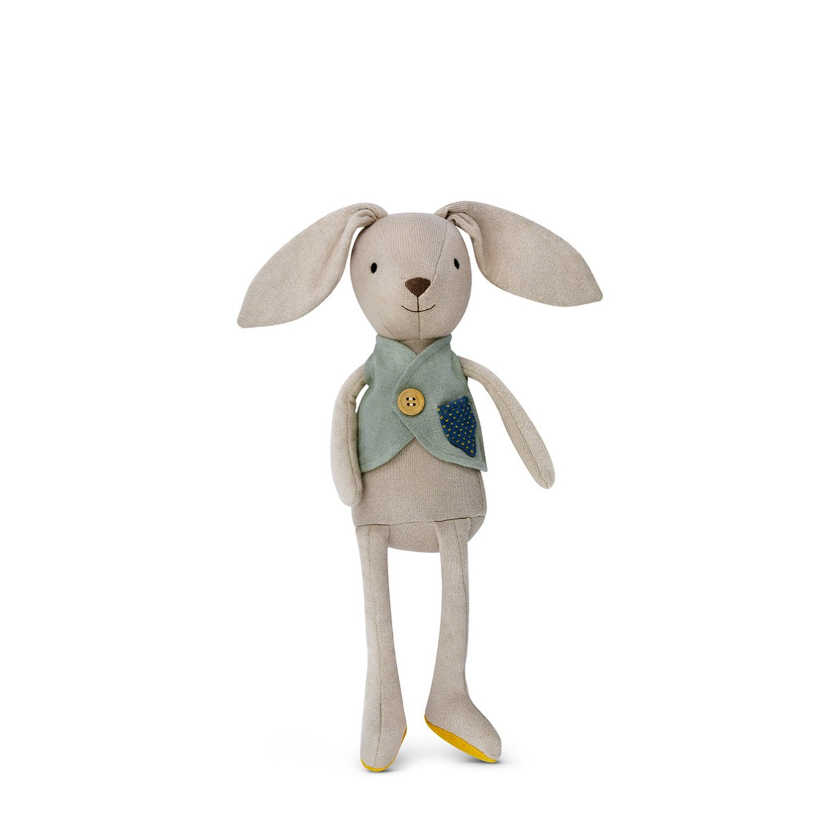 Conejo de peluche tejido