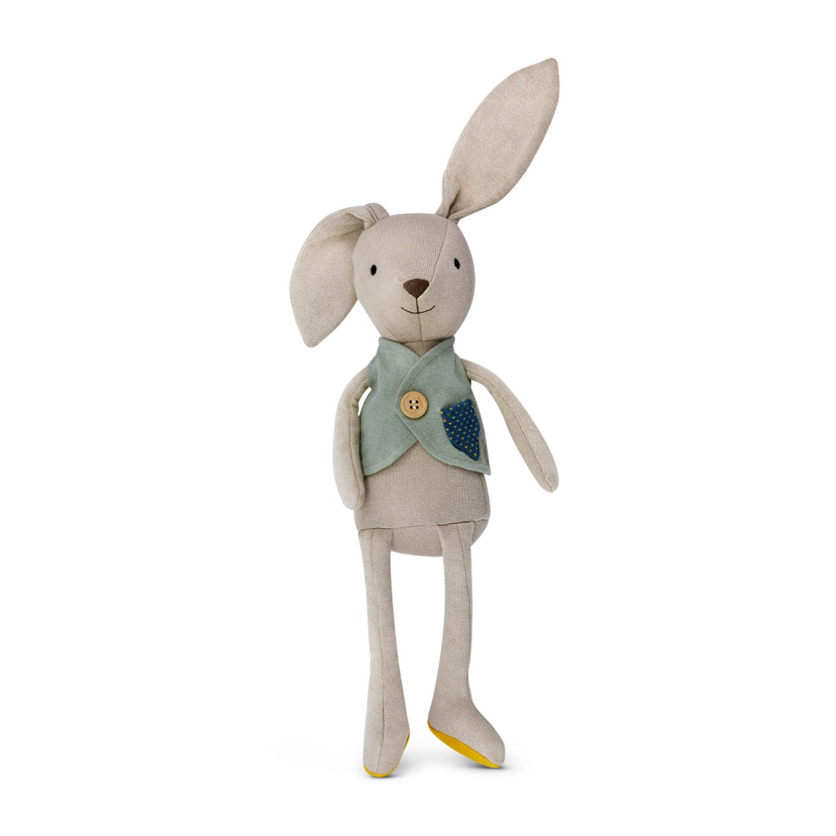 Conejo de peluche tejido
