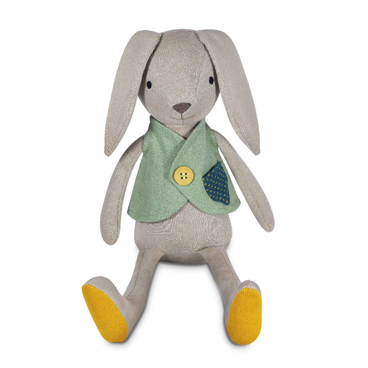 Conejo de peluche tejido