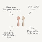 Silicone Toddler Starter Spoons - Mushie