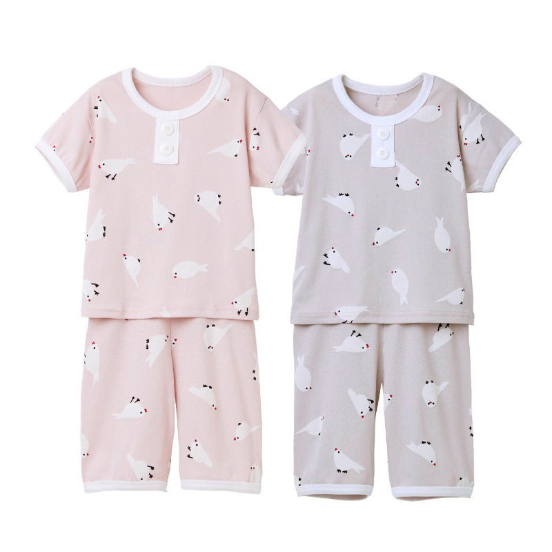 BabyRabbit Little Bird Short Sleeve — Toddler Cotton Pajamas & Loungewear Set (12M–5T)