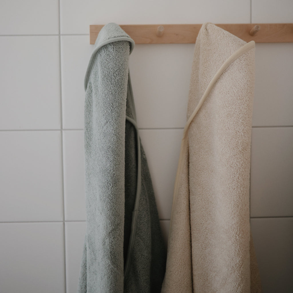 Organic Cotton Baby Hooded Towel - Mushie