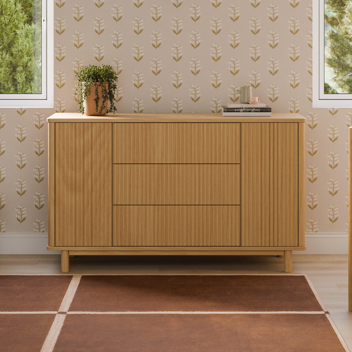Pogo Tambour Extra Wide Assembled Dresser (58")