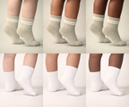 Baby Gripper Crew Socks 4-Pack (3-6 Months)