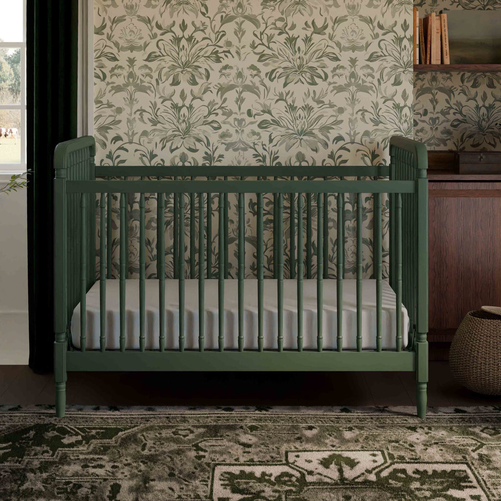 Liberty 3-in-1 Convertible Spindle Crib with Toddler Bed Conversion Kit