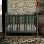 Liberty 3-in-1 Convertible Spindle Crib with Toddler Bed Conversion Kit