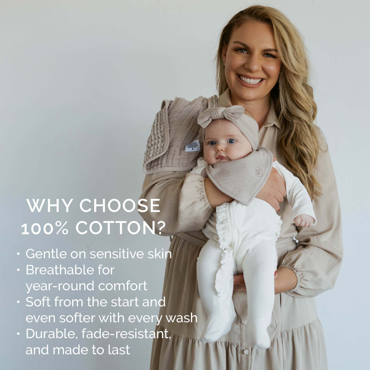 Muslin Bandana Bibs Set (4-Pack)