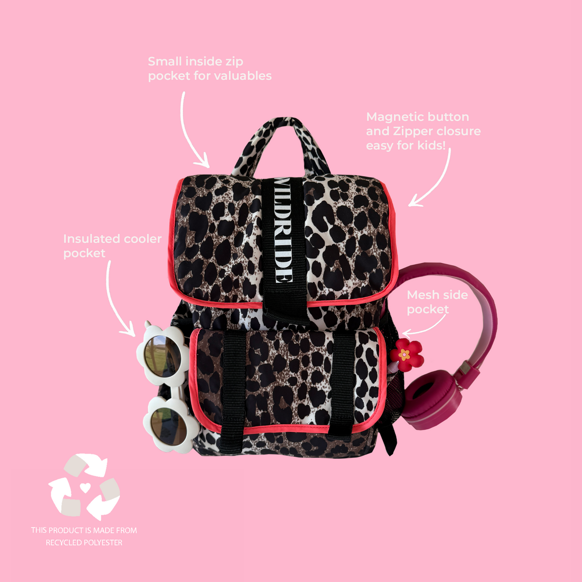 Mochila reciclada para niños
