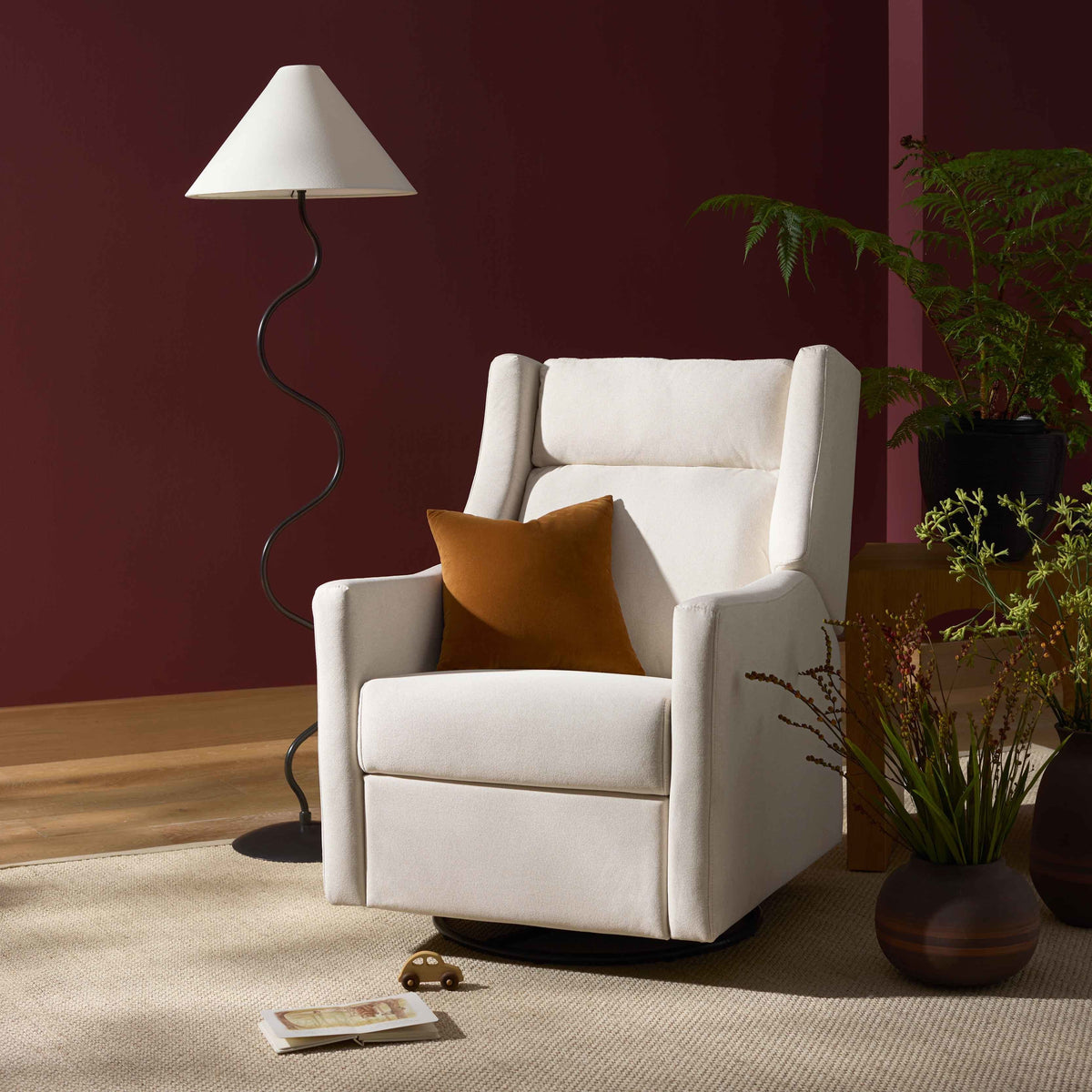 Kiwi Plus Power Recliner and Swivel Glider with Power Adjustable Headrest and USB Port