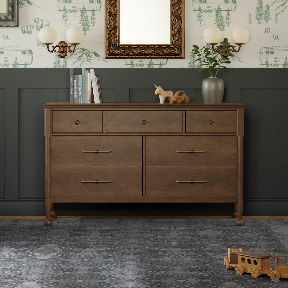 Alouette 7-Drawer Wide Assembled Dresser (56")