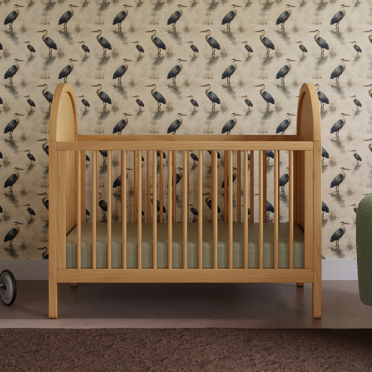 Bondi 3-in-1 Convertible Crib with Toddler Bed Conversion Kit