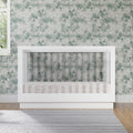 Cuna convertible 3 en 1 Harlow Acrylic con kit de conversión para cama infantil
