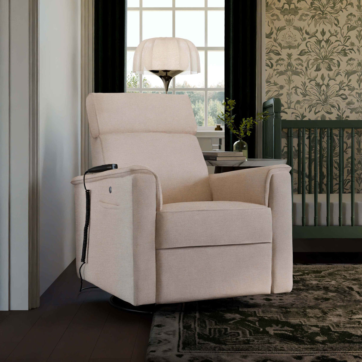 Willa Deluxe Power Recliner and Swivel Glider with Heat and Massage