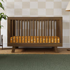 Hudson 3-in-1 Convertible Crib with Toddler Bed Conversion Kit